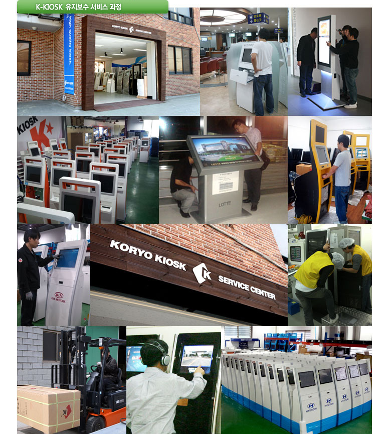 Koryo Kiosk maintenance work flow